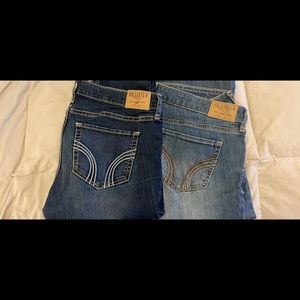 2 pair Hollister jeans